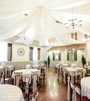 Image of a beautifully decorated Wedding Reception